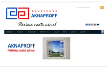 Tablet Screenshot of aknaproff.ee